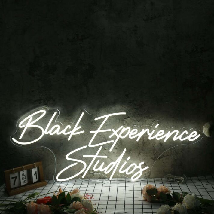 Black Experience Studios LED-Neonschild für Studio und Event