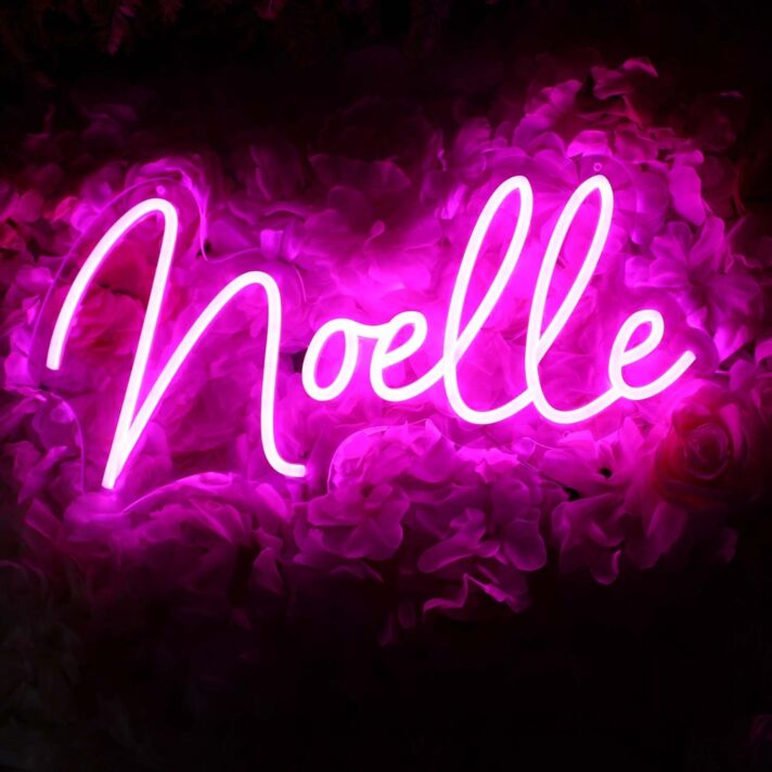 Noelle Pink Neon Sign