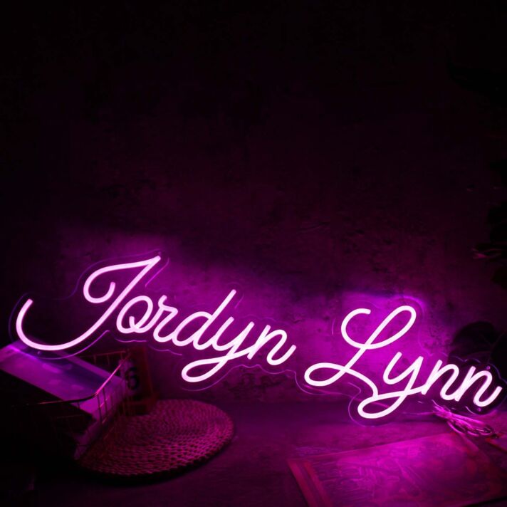 Jordyn Lynn Pink Neon Sign