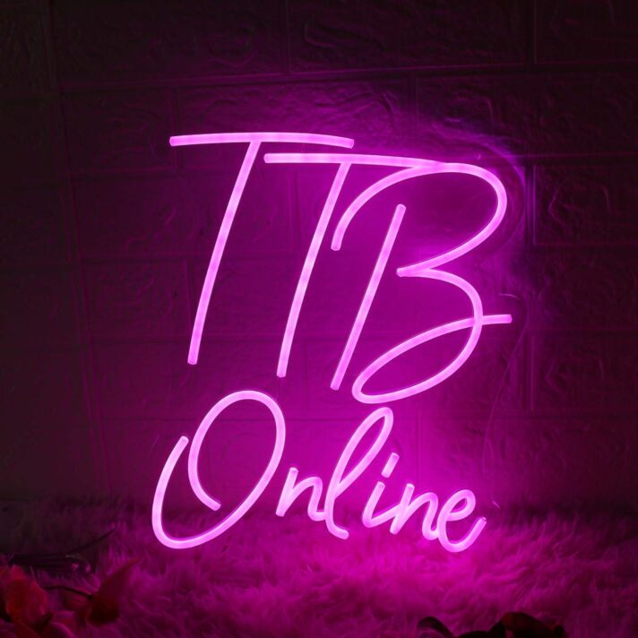 TTB Online LED-Neonschild für Büro Homeoffice