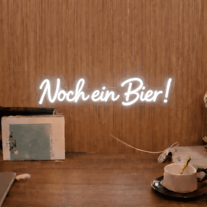 Noch ein Bier! LED-Neonschild für Bar und Party