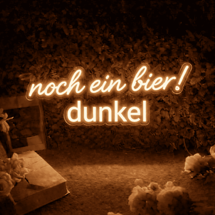 Noch ein Bier! Dunkel LED-Neonschild für Bar und Kneipe