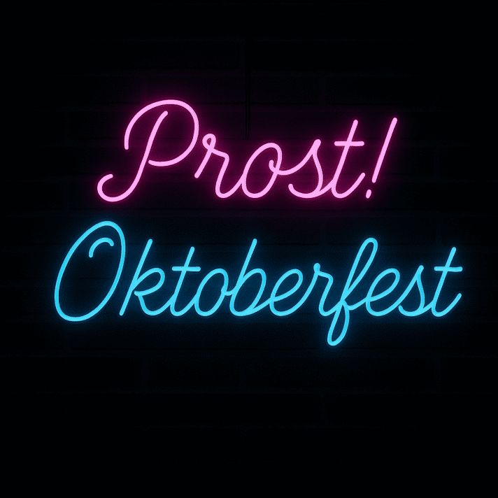Prost! Oktoberfest LED-Neonschild für Bar und Festival