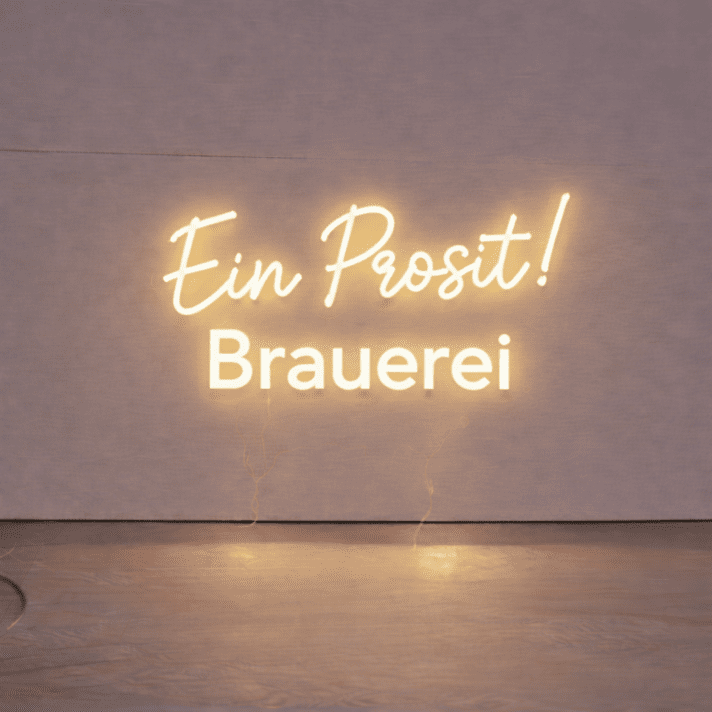 Ein Prosit! Brauerei LED-Neonschild für Bar Brauerei