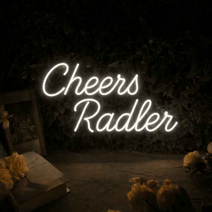 Cheers Radler Neon Schild für Bar und Kneipe