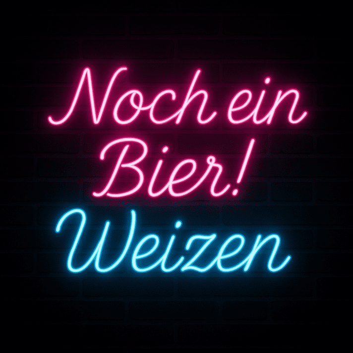 Noch ein Bier! Weizen LED-Neonschild für Bar Brauerei