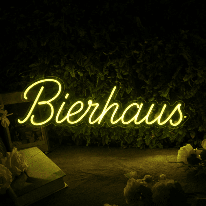 Bierhaus LED Neonschild für Bar und Kneipe