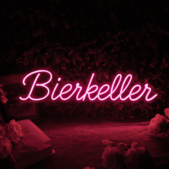 Bierkeller LED-Neonschild für Bar, Kneipe und Partykeller