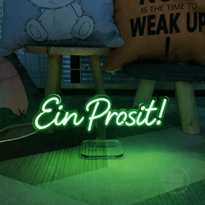 Ein Prosit! LED-Neonschild für Bar und Fest