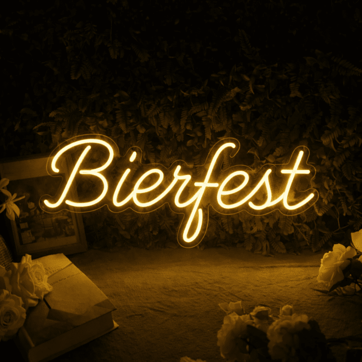 Bierfest LED-Neonschild für Bar, Party und Event