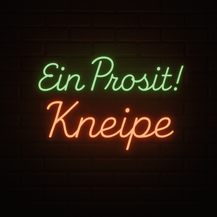 Ein Prosit! Kneipe LED-Neonschild für Bar und Pub