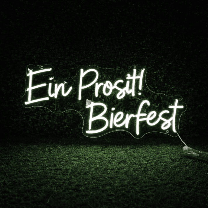 Ein Prosit! Bierfest LED-Neonschild für Bar und Festival