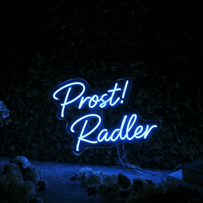 Prost! Radler LED-Neonschild für Bar Kneipe
