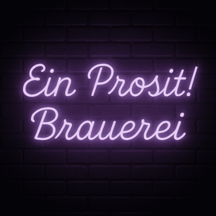 Ein Prosit! Brauerei LED-Neonschild für Bar Brauerei