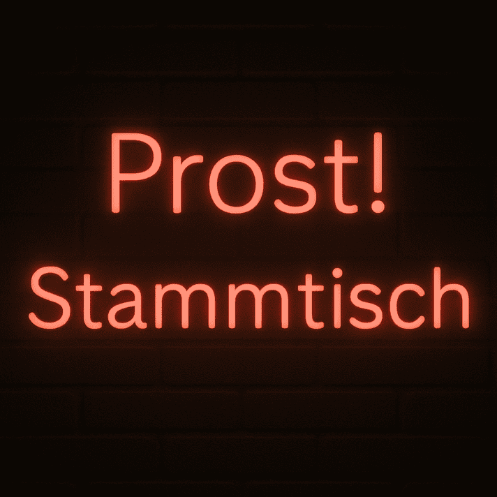 Prost! Stammtisch LED-Neonschild für Bar und Kneipe