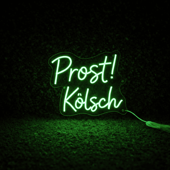 Prost! Kölsch LED-Neonschild für Bar und Kneipe