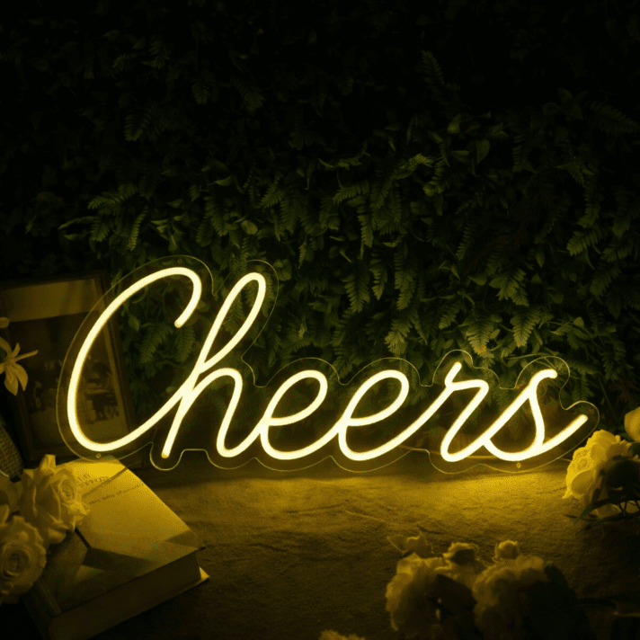 Cheers LED-Neonschild für Bar, Küche und Partyräume