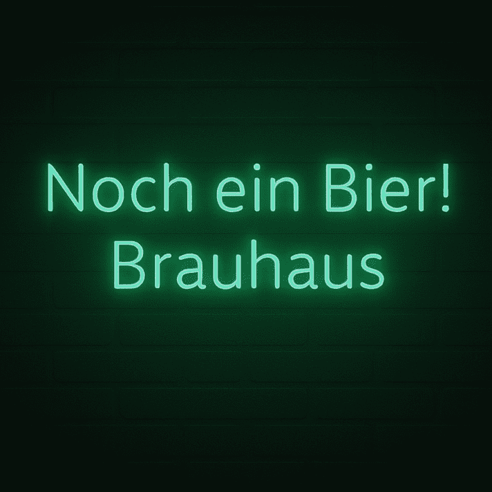 Noch ein Bier! Brauhaus LED-Neonschild für Bar Brauerei