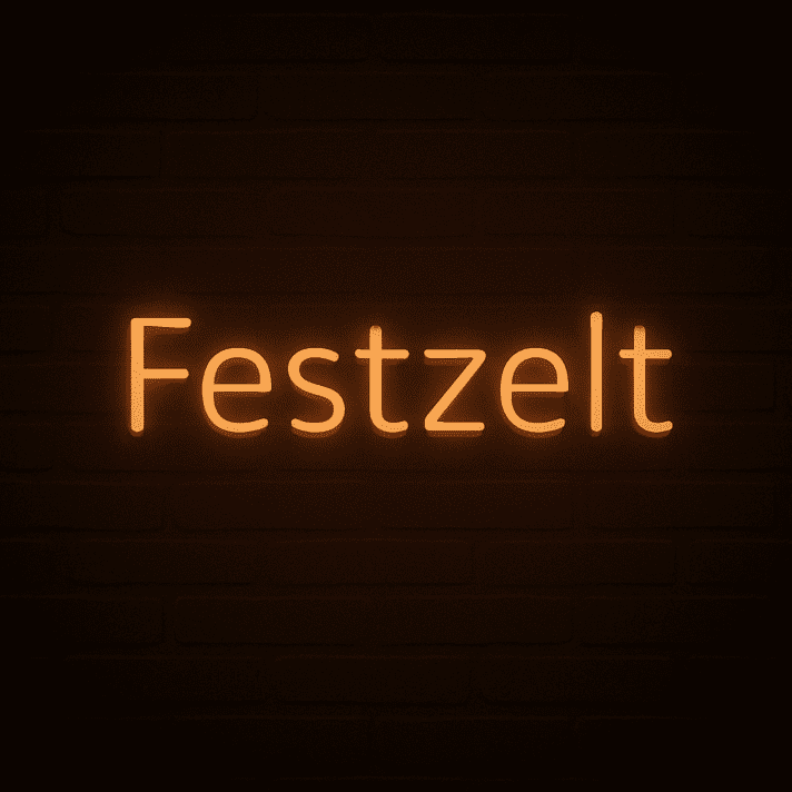Festzelt LED-Neonschild für Festival und Event