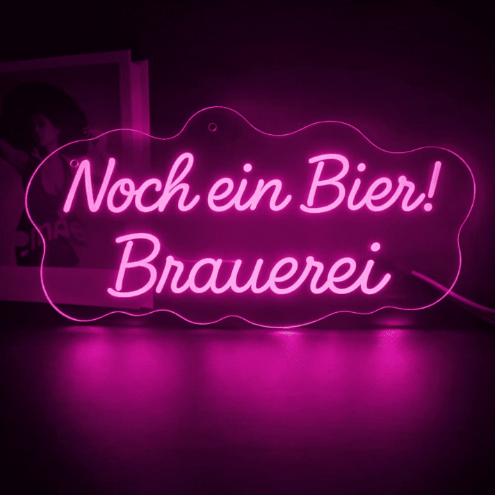 Noch ein Bier! Brauerei LED-Neonschild Bar Brauerei