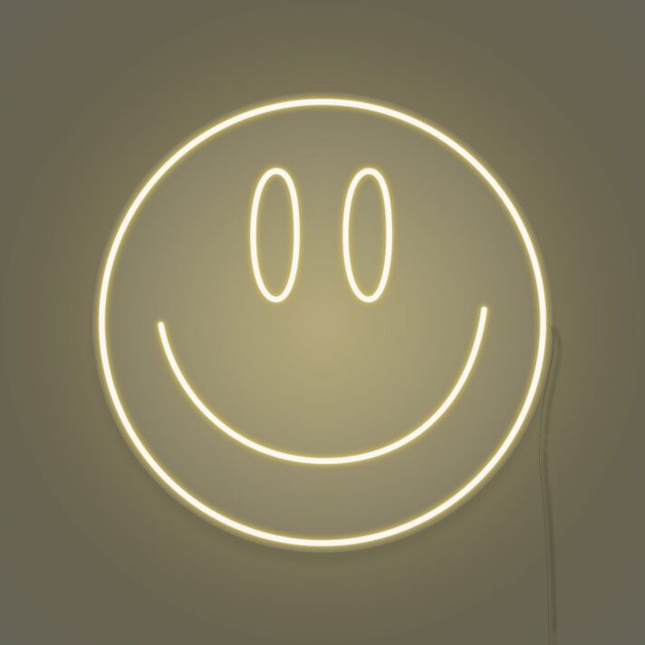 Smiley Gesicht LED-Neonschild Wohnzimmer Büro