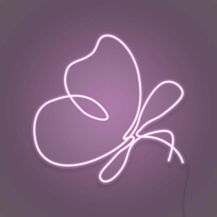Schmetterling LED-Neonschild Wohnzimmer Schlafzimmer
