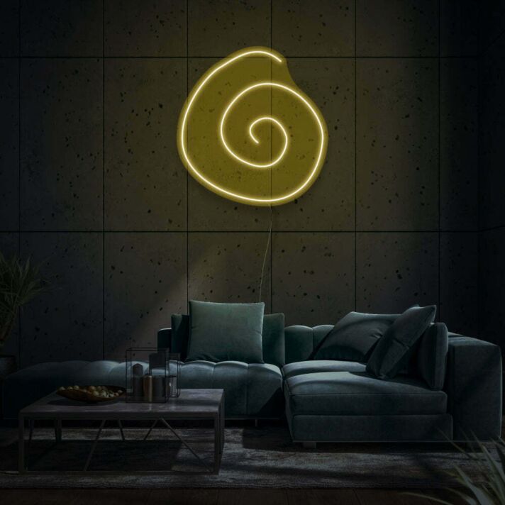 Spirale Symbol LED-Neonschild Wohnzimmer Lounge