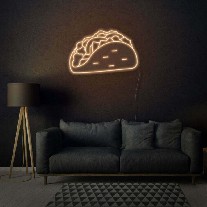 Taco LED-Neonschild für Wohnzimmer und Restaurant