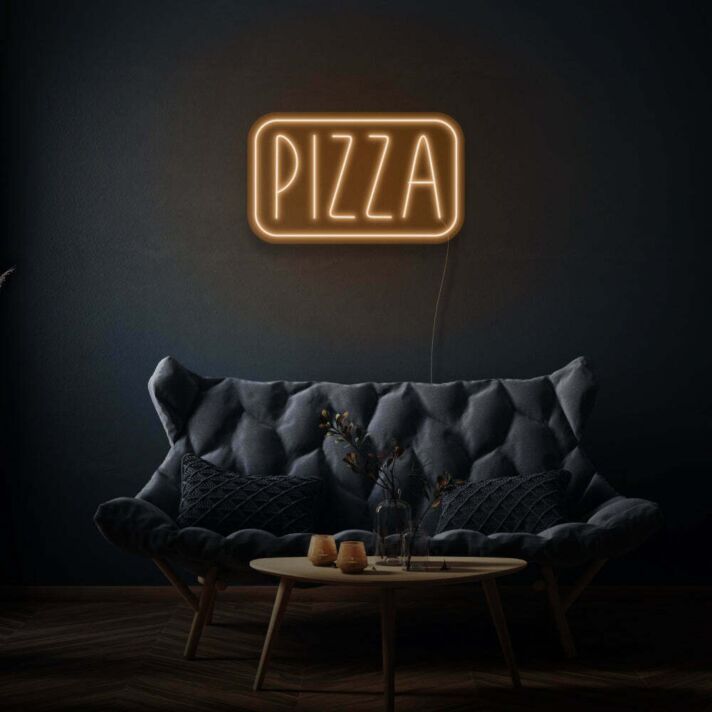 Pizza Schriftzug LED Neonschild Klassisches Stück Design