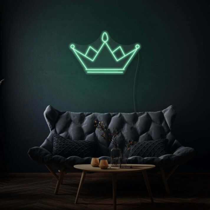 Krone LED-Neonschild Wohnzimmer Schlafzimmer