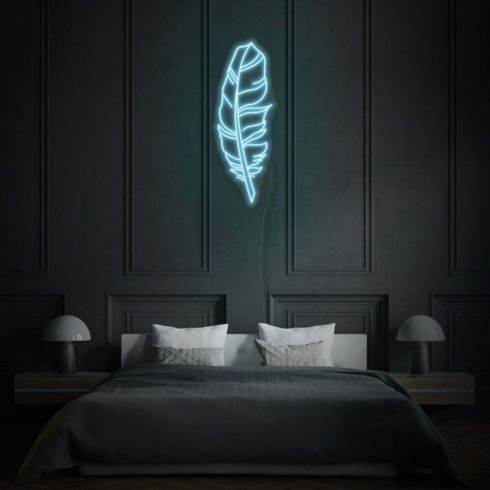 Bananenblatt LED-Neonschild für Schlafzimmer oder Wohnzimmer