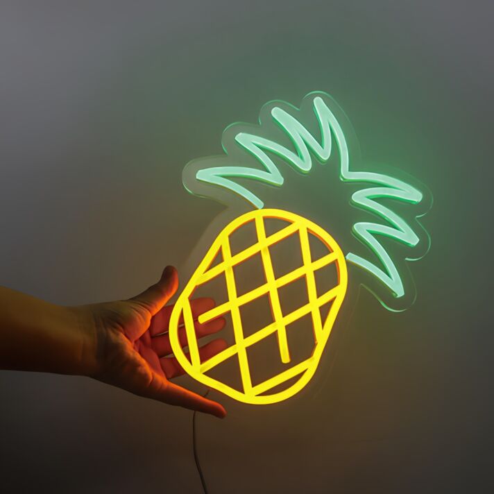 Ananas LED-Neonschild für Küche Bar