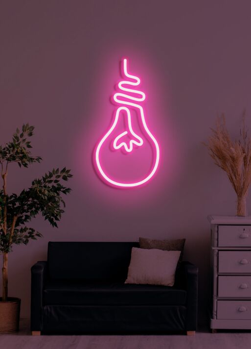 Glühbirne LED-Neonschild Wohnzimmer Büro