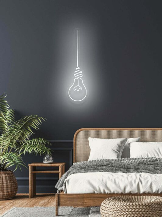Glühbirne LED-Neonschild Schlafzimmer Wohnzimmer