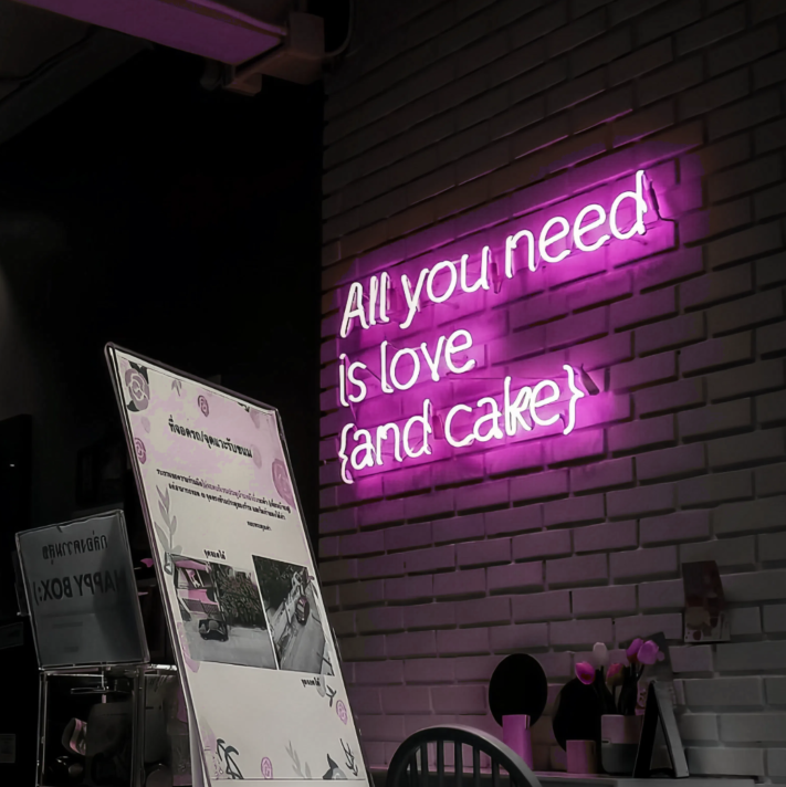 All you need is love and a piece of cake