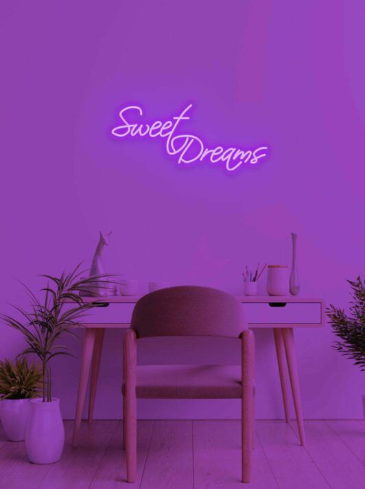 Sweet dreams Neon Whispers of Nighttime Wonders