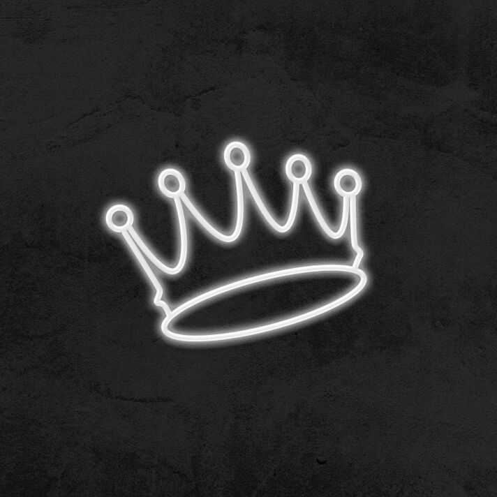 Krone LED Neonschild für Wohnzimmer und Bar