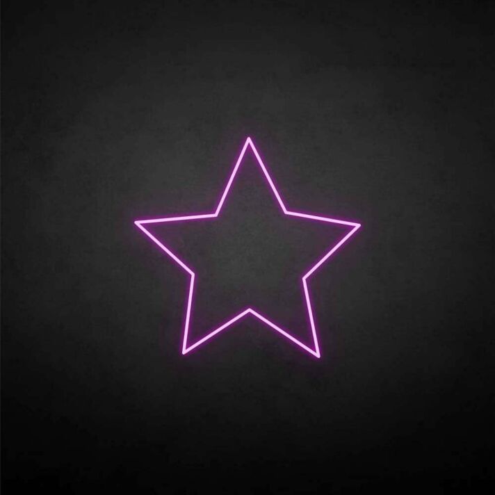 Stern LED-Neonschild Wohnzimmer Bar