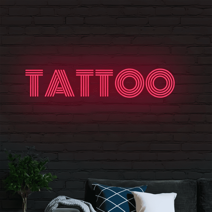 TATTOO LED-Neonschild für Tattoo Studio