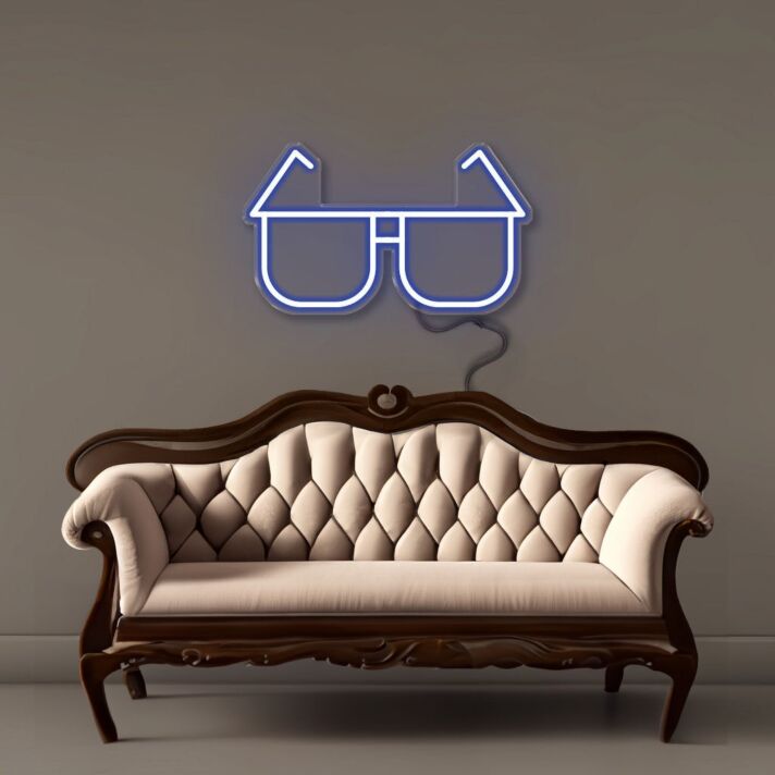 Sonnenbrille LED-Neonschild Wohnzimmer Studio