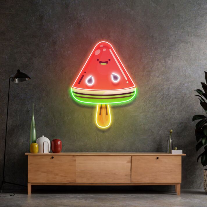 Wassermelonen-Eis am Stiel LED-Neonschild Wohnzimmer Café