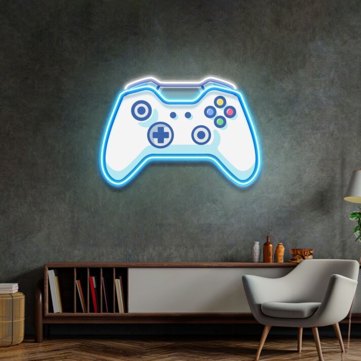 Spielcontroller LED-Neonschild für Gaming Zimmer und Wohnzimmer
