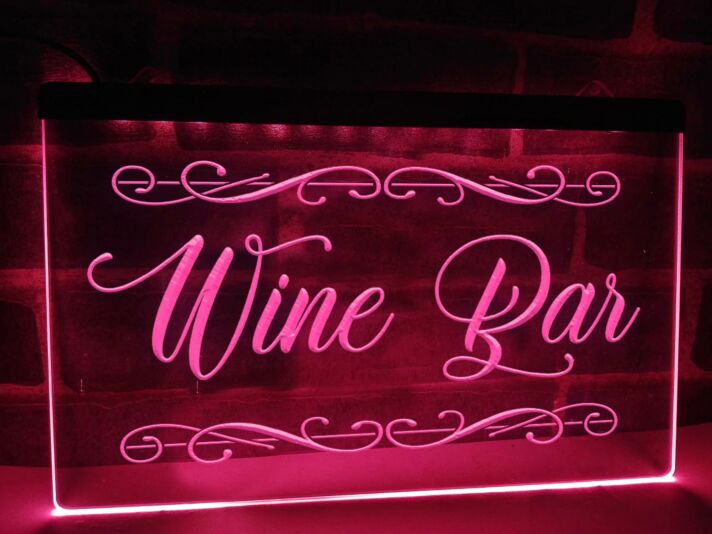 Wine Bar LED-Neonschild für Bar und Restaurant