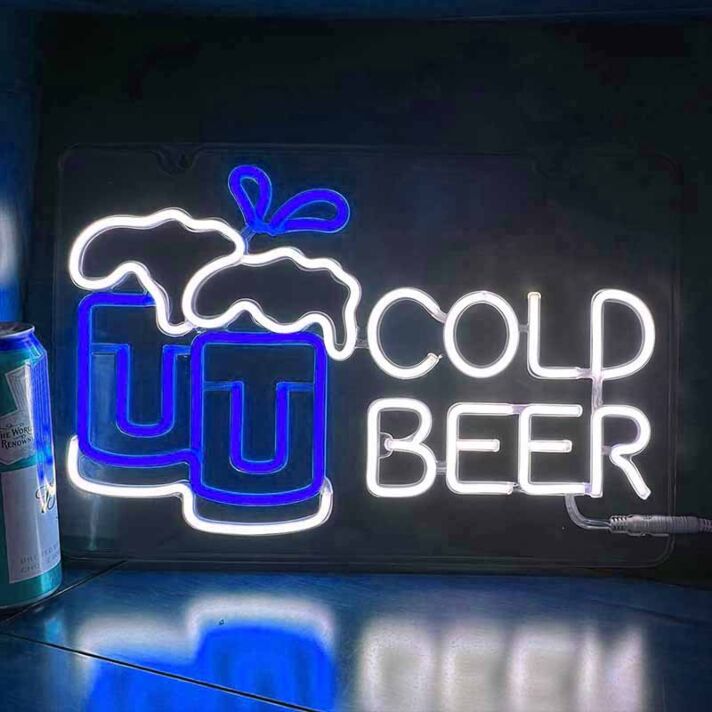 COLD BEER LED-Neonschild für Bar und Club