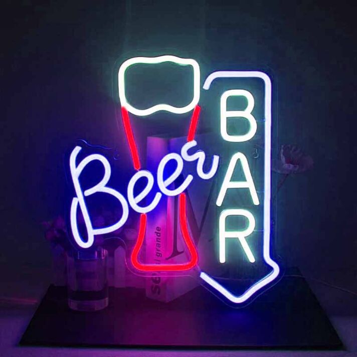 Beer BAR LED-Neonschild für Bar und Pub