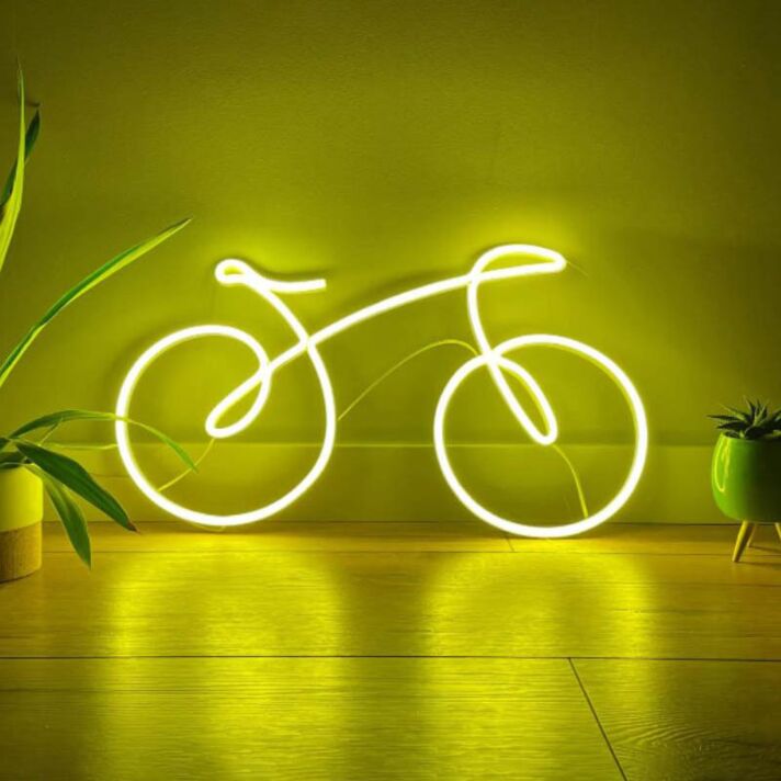 Fahrrad LED-Neonschild für Wohnzimmer oder Sportgeschäft