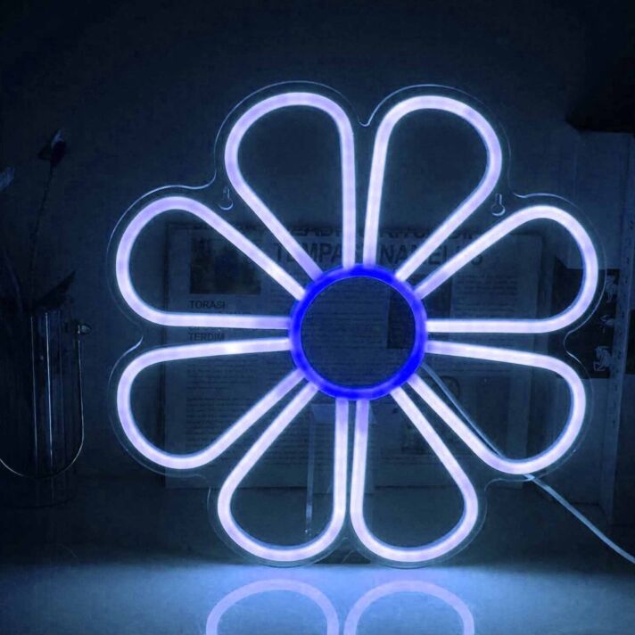 Gänseblümchen LED-Neonschild Wohnzimmer Schlafzimmer