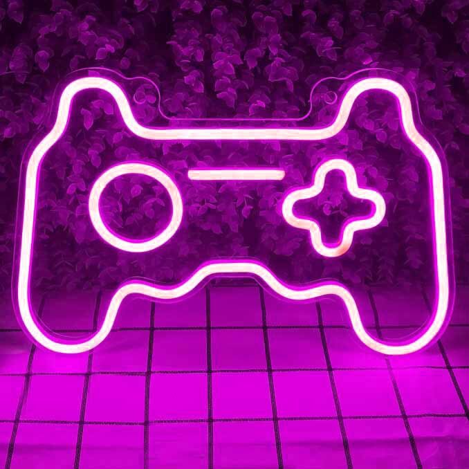 Spielcontroller LED-Neonschild für Gaming Zimmer