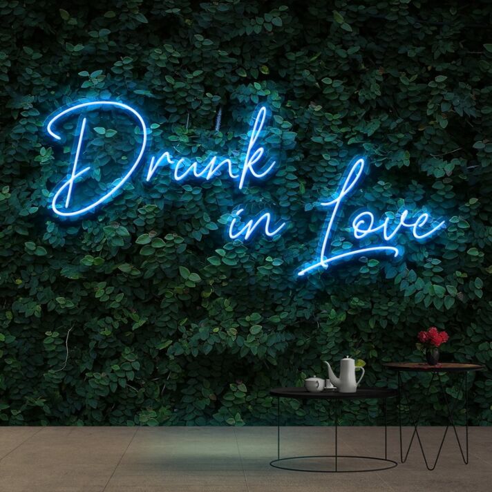 Drunk in Love LED-Neonschild für Bar oder Club
