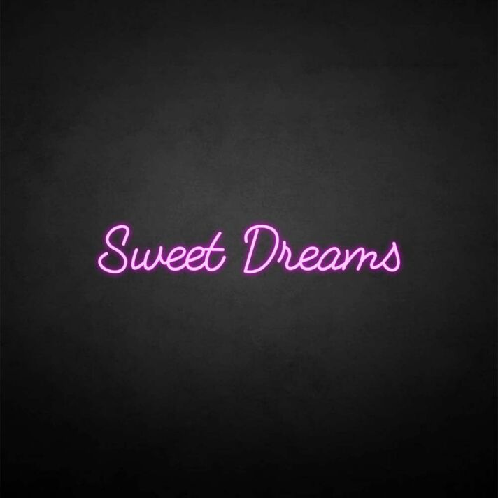 Sweet Dreams LED-Neonschild Schlafzimmer Wohnzimmer